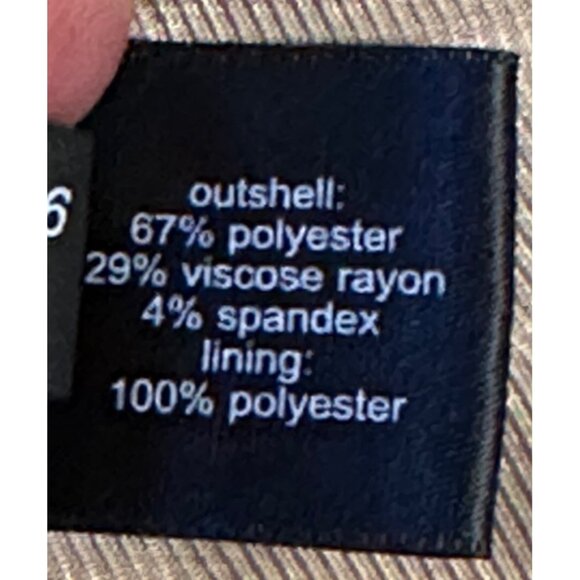 Women's The Limited Collection Beige Blazer Jacket Polyester Rayon Blend Size 2 - Picture 12 of 16